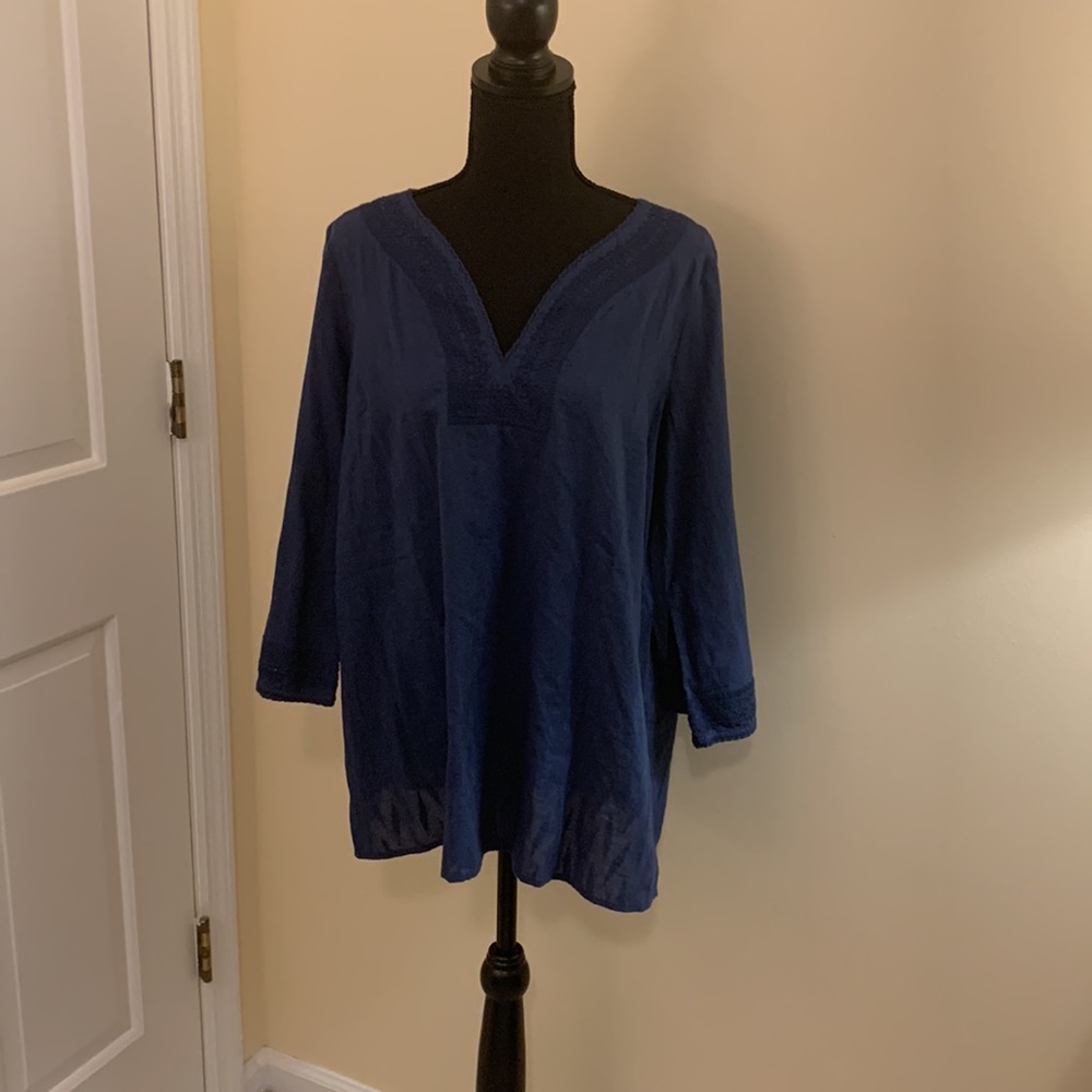 JJill blue tunic